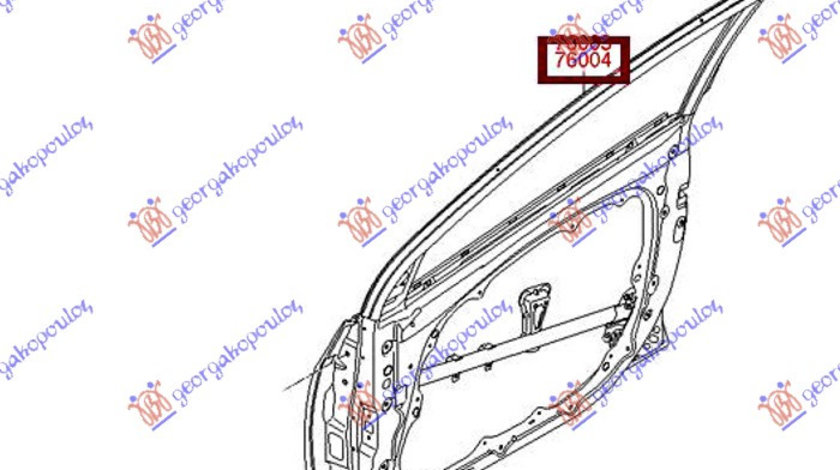 Usa Stanga Fata 5 Usi Originala Hyundai I30 5D 2012-2013-2014