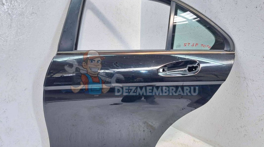 Usa stanga spate Mercedes Clasa C (W204) [Fabr 2007-2014] 040 Negru Unilack