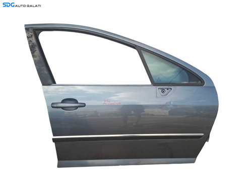 Usa Usi Portiera Portiere Dezechipata Dreapta Fata Peugeot 407 2004 - 2010 (Prezinta Ondulatii) [LC1...