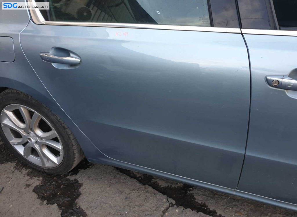 Usa Usi Portiera Portiere Dreapta Spate cu Ondulatie Peugeot 508 Berlina Sedan 2010 - 2018 Cod Culoare KLXD [C7693]