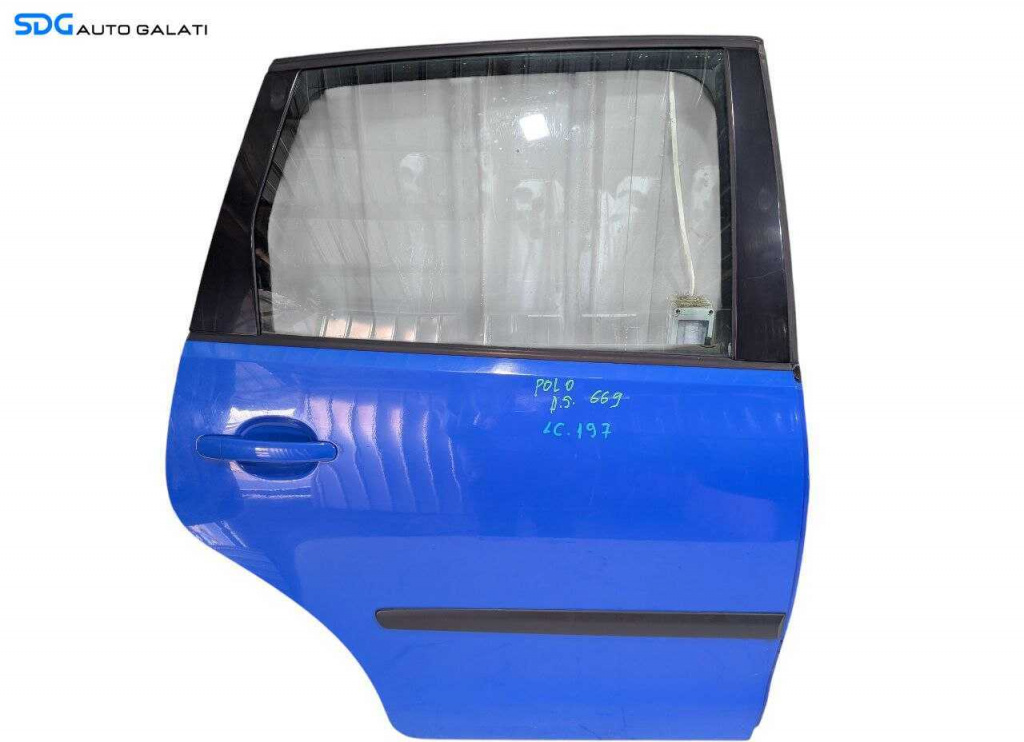 Usa Usi Portiera Portiere Dreapta Spate Volkswagen Polo 9N 2002 - 2008 Culoare LA5F [LC1976]