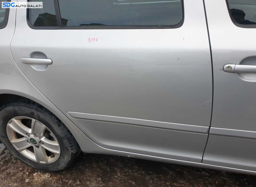 Usa Usi Portiera Portiere Dreapta Spate Dezechipata Skoda Octavia 2 Break Combi 2008 - 2013 Culoare 9156 [C5407]