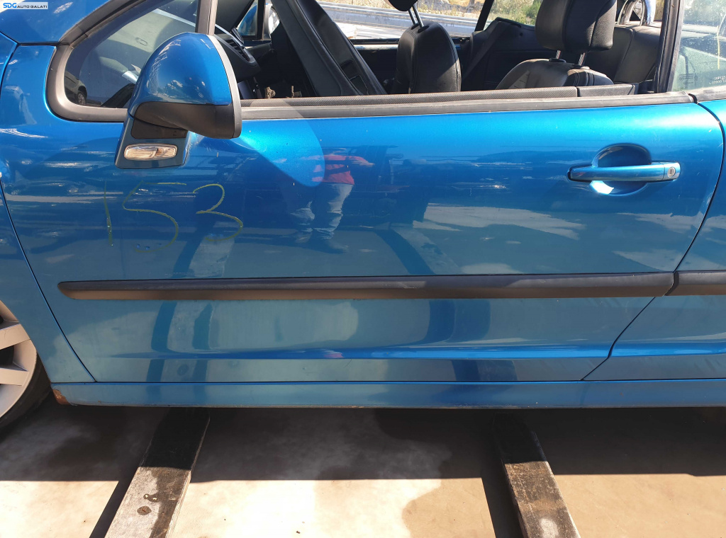 Usa Usi Portiera Portiere Stanga Peugeot 207 CC Cabrio 2006 - 2014 Culoare KMU Neysha Blue [K6570]