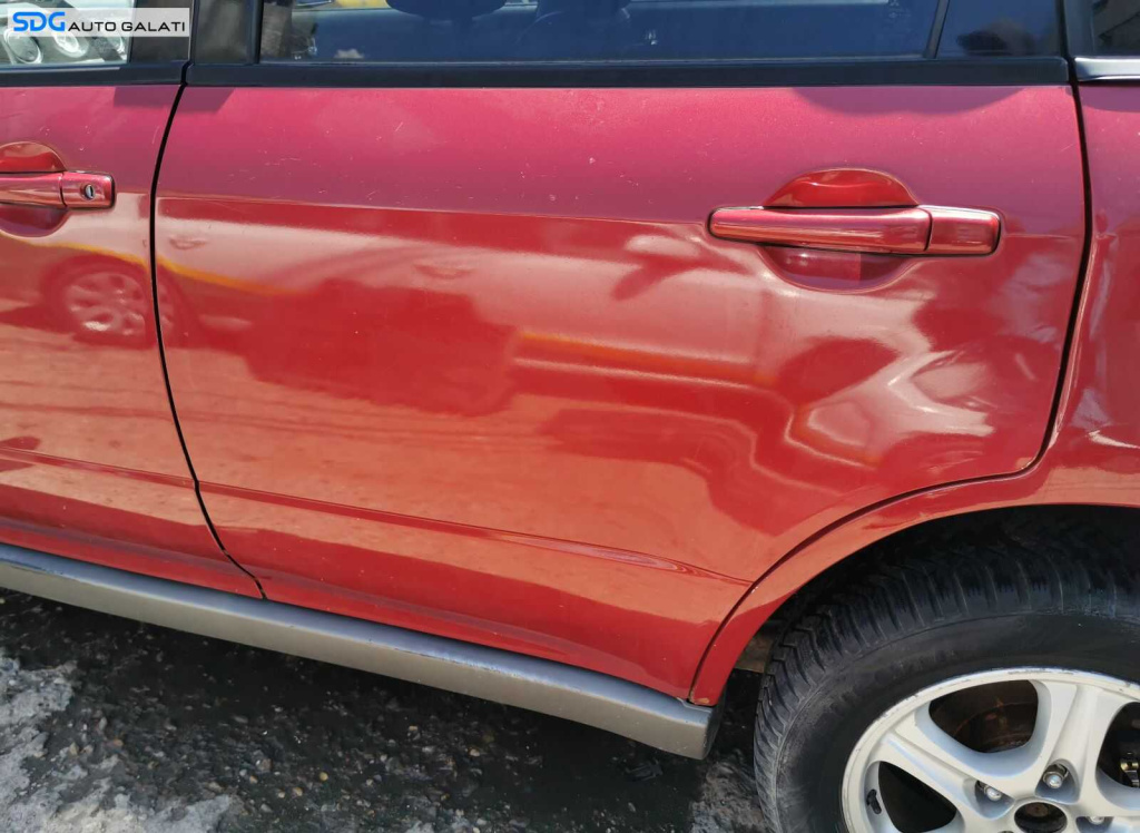 Usa Usi Portiera Portiere Stanga Spate Mitsubishi Outlander 2003 - 2008 Culoare Rio Red Metallic R20 R20B [0588]