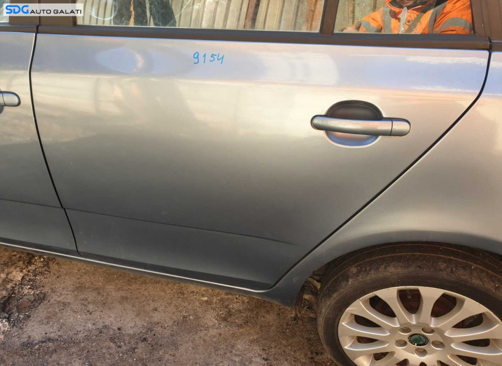 Usa Usi Portiera Portiere Stanga Spate Skoda Fabia 2 Break Combi 2007 - 2014 Culoare 9154 [C2480]