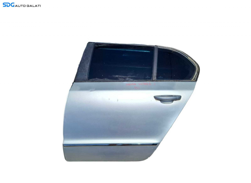 Usa Usi Portiera Portiere Stanga Spate Skoda Superb 2 Hatchback 2008 - 2015 Culoare 8E8E LA7W [C5350]