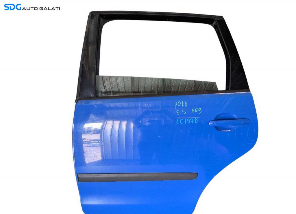 Usa Usi Portiera Portiere Stanga Spate Volkswagen Polo 9N 2002 - 2008 Culoare LA5F [LC1978]