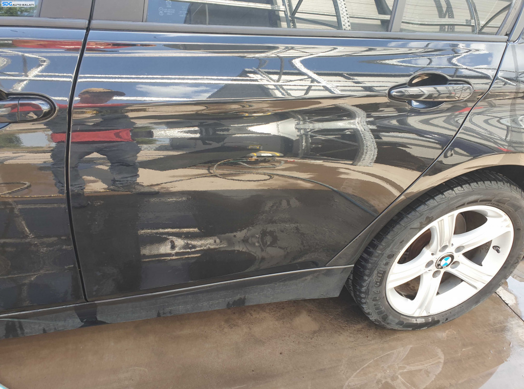 Usa Usi Portiera Portiere Stanga Spate Dezechipata BMW Seria 3 F30 Sedan Berlina 2011 - 2019 Culoare 475 Black Sapphire Metallic [K6660]