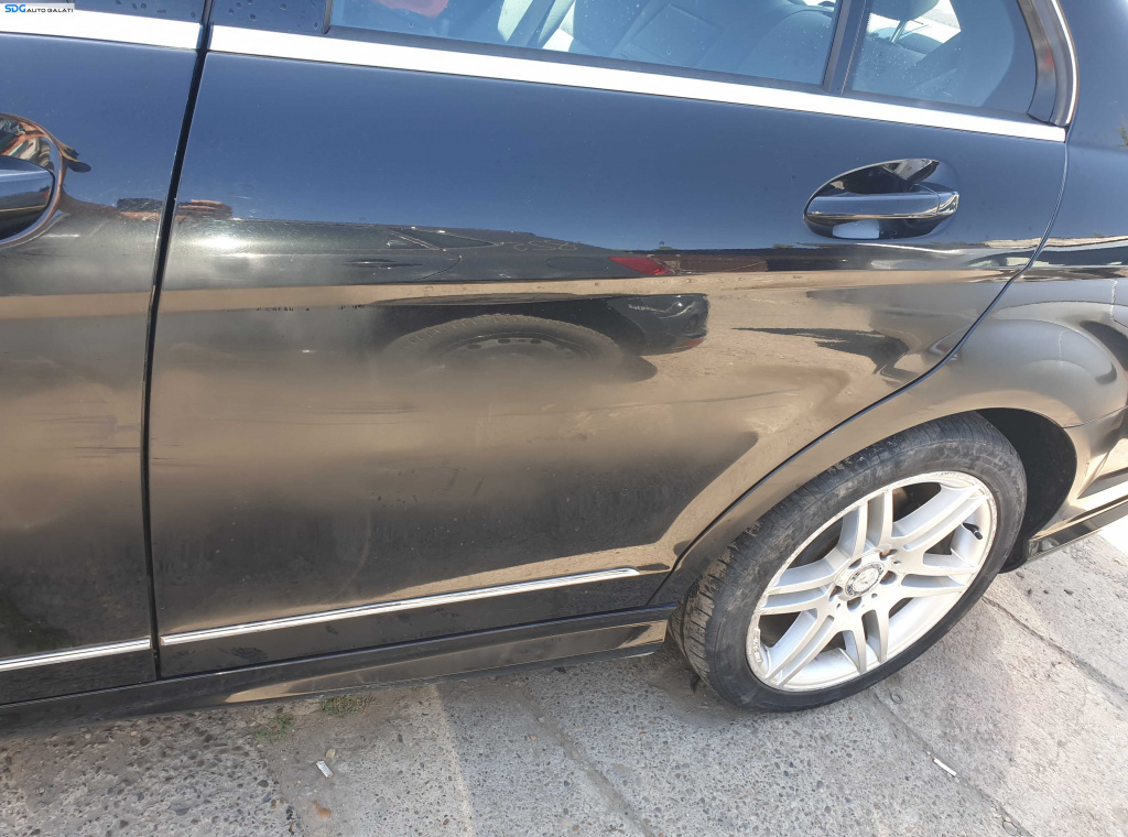 Usa Usi Portiera Portiere Stanga Spate Dezechipata cu Imperfectiuni Mercedes Clasa C Class W204 Berlina Sedan 2007 - 2014 Culoare 197 [K6209]