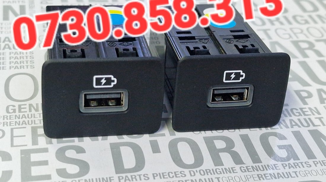 Usb Dacia OEM MODUL PRIZA USB   280239782R DACIA Logan 3 Jogger Sandero 3 Duster 3 MONTAJ FREE