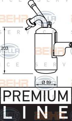 Uscator,aer conditionat (8FT351335051 HELLA) FORD