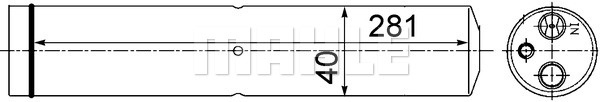 Uscator,aer conditionat (AD102000S MAHLE KNECHT) LAND ROVER