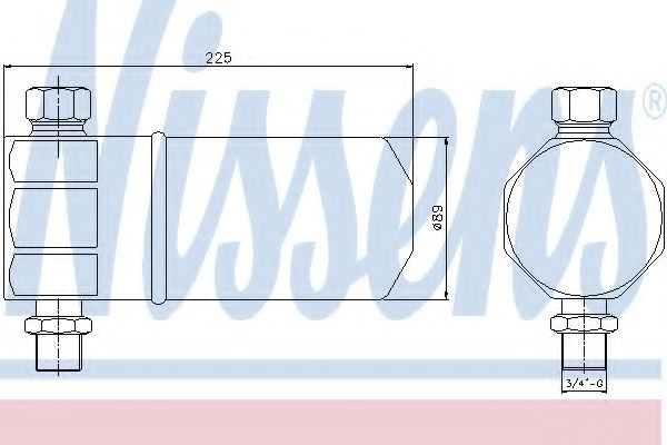 Uscator,aer conditionat AUDI A4 (8D2, B5) (1994 - 2001) NISSENS 95115 piesa NOUA