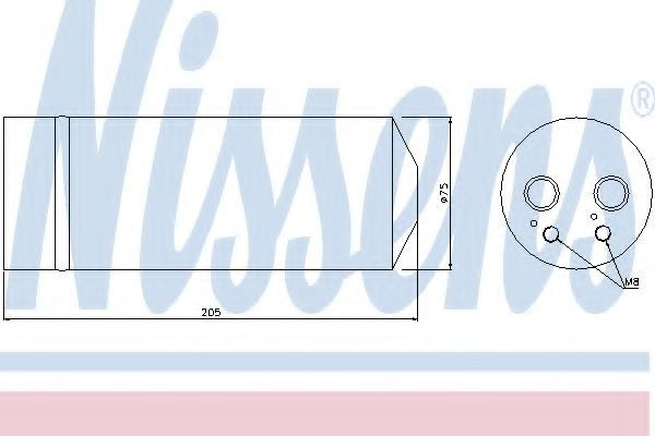 Uscator,aer conditionat AUDI A4 (8E2, B6) (2000 - 2004) NISSENS 95314 piesa NOUA