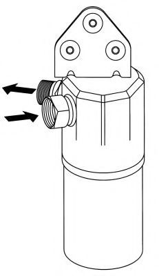 Uscator,aer conditionat AUDI A6 (4B2, C5) (1997 - 2005) NRF 33131 piesa NOUA