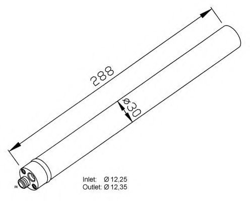 Uscator,aer conditionat AUDI A6 (4G2, C7, 4GC) (2010 - 2016) NRF 33310 piesa NOUA