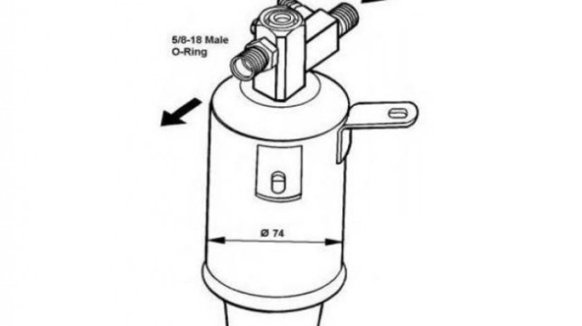 Uscator,aer conditionat BMW 3 (E30) 1982-1992 #2 0600D021