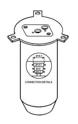 Uscator,aer conditionat BMW Seria 5 Touring (E39) (1997 - 2004) NRF 33045 piesa NOUA