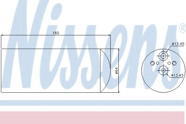 Uscator,aer conditionat BMW Seria 7 (E38) (1994 - 2001) NISSENS 95172 piesa NOUA