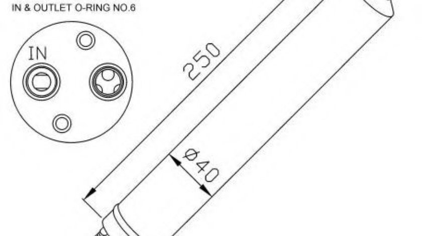 Uscator,aer conditionat CHEVROLET AVEO Hatchback (T200) (2003 - 2008) NRF 33286 piesa NOUA