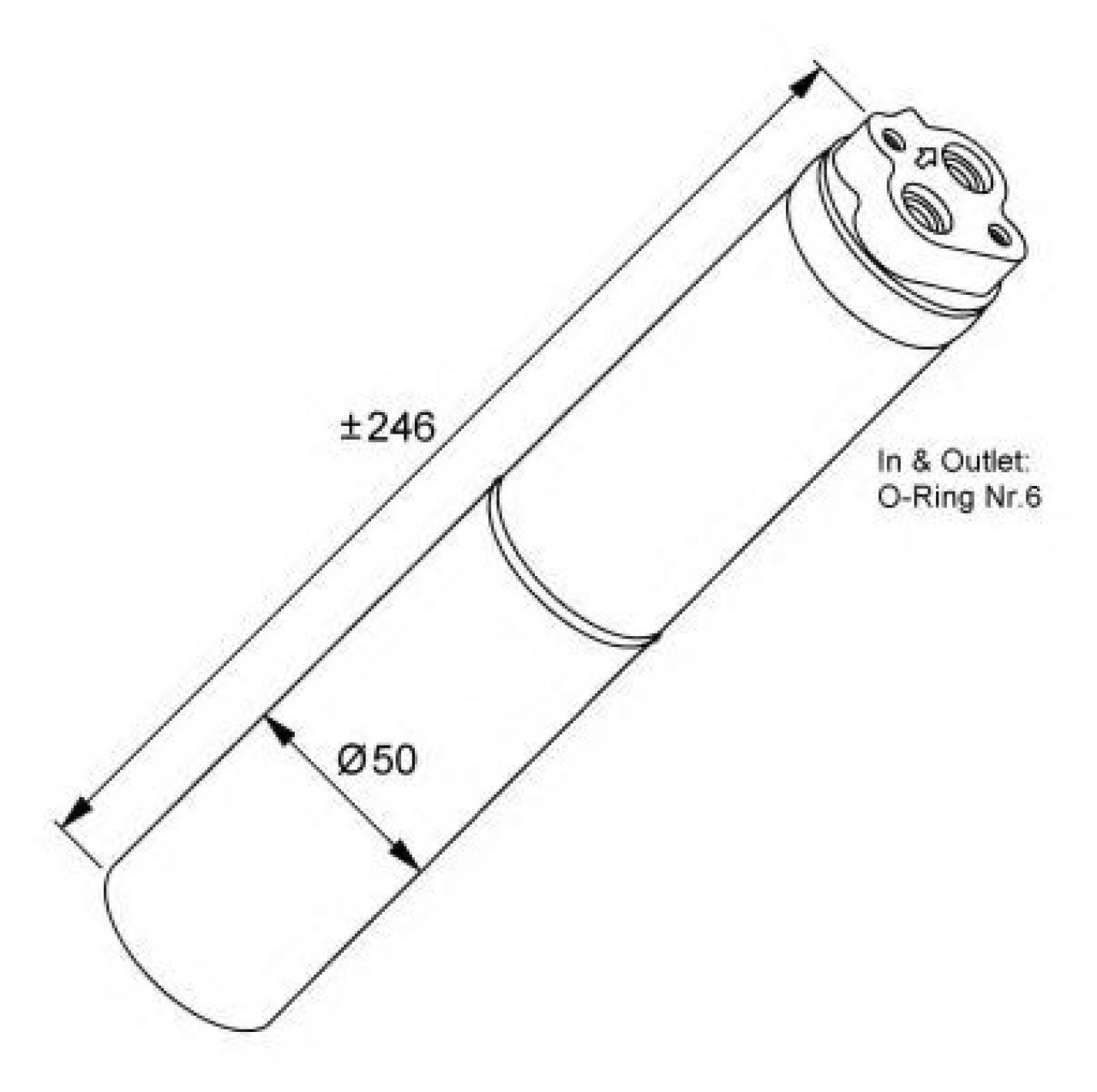 Uscator,aer conditionat DACIA LOGAN (LS) (2004 - 2016) NRF 33133 piesa NOUA