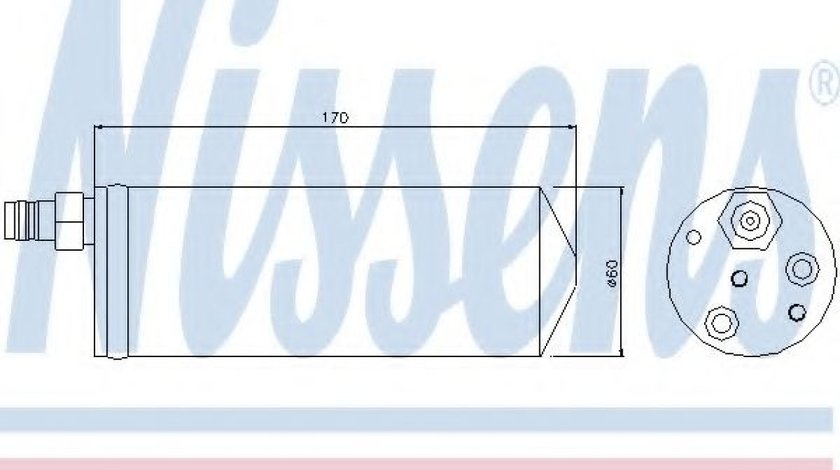 Uscator,aer conditionat DACIA LOGAN (LS) (2004 - 2016) NISSENS 95363 piesa NOUA