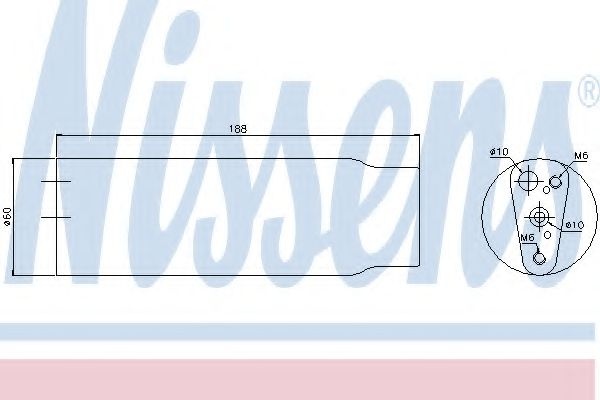 Uscator,aer conditionat FIAT ALBEA (178) (1996 - 2009) NISSENS 95170 piesa NOUA