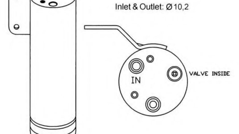 Uscator,aer conditionat FIAT PALIO Weekend (178DX) (1996 - 2016) NRF 33151 piesa NOUA