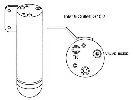 Uscator,aer conditionat FIAT PUNTO (188) (1999 - 2016) NRF 33151 piesa NOUA