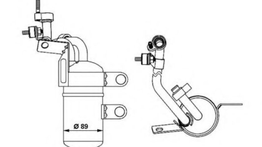 Uscator,aer conditionat FORD FOCUS C-MAX (2003 - 2007) NRF 33290 piesa NOUA