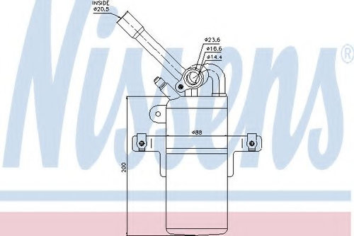 Uscator,aer conditionat FORD FOCUS (DAW, DBW) (1998 - 2007) NISSENS 95213 piesa NOUA