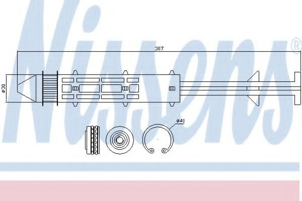 Uscator,aer conditionat FORD GALAXY (WGR) (1995 - 2006) NISSENS 95319 piesa NOUA
