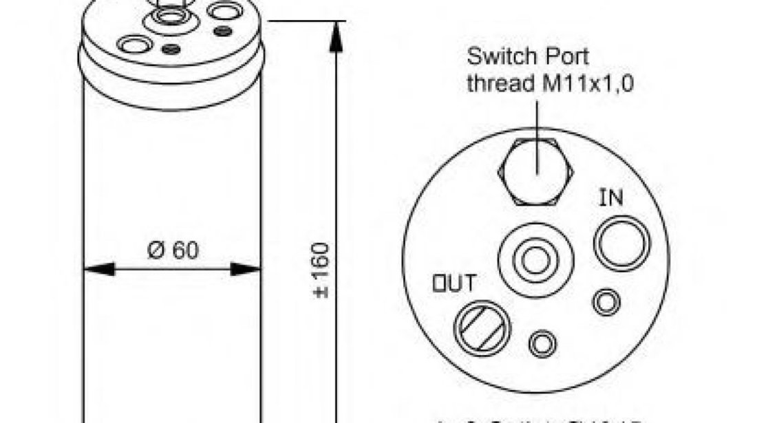 Uscator,aer conditionat HONDA ACCORD VI (CG, CK) (1997 - 2003) NRF 33320 piesa NOUA