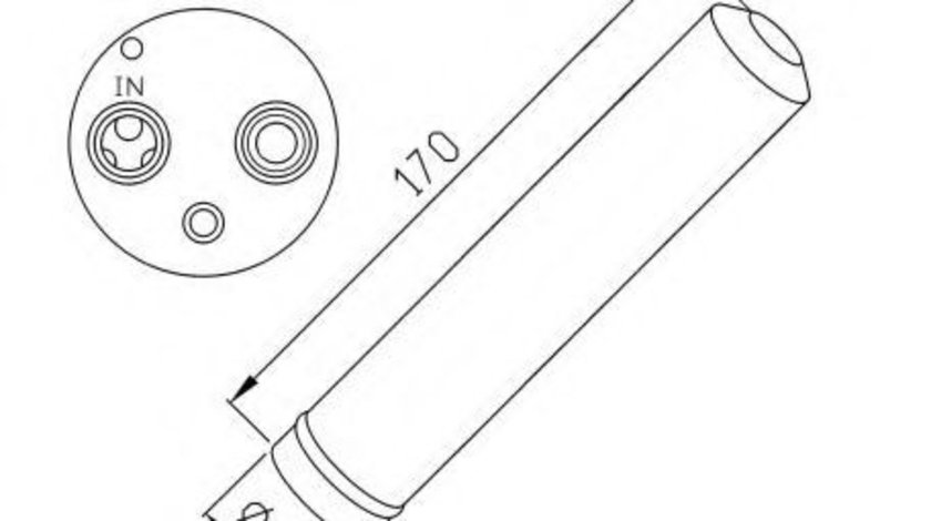 Uscator,aer conditionat HONDA CIVIC VIII Limuzina (FD, FA) (2005 - 2012) NRF 33285 piesa NOUA