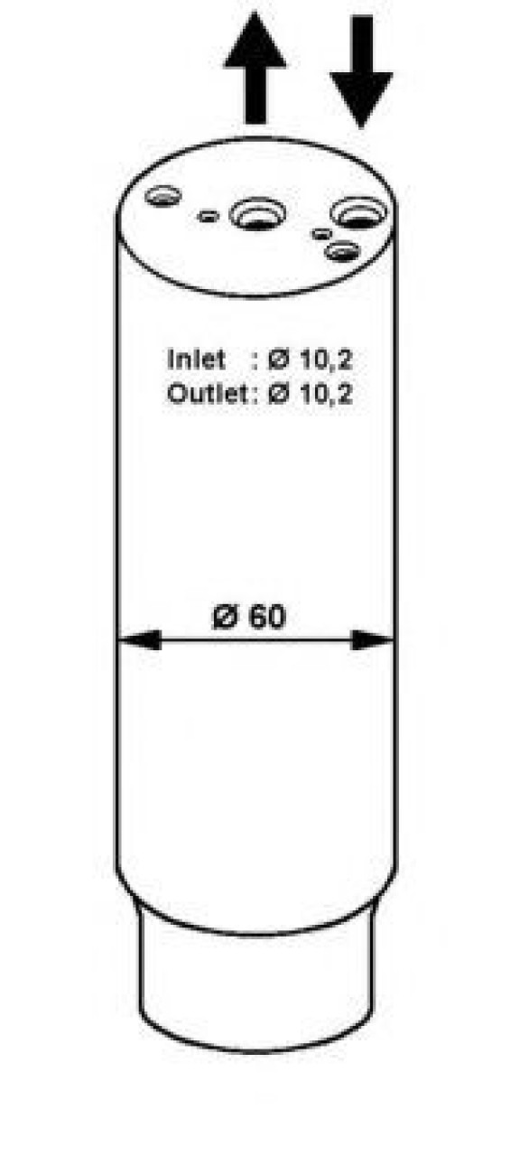 Uscator,aer conditionat LEXUS LS (UCF20) (1994 - 2000) NRF 33031 piesa NOUA