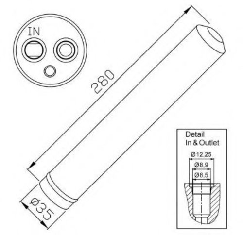 Uscator,aer conditionat MAZDA 6 Hatchback (GG) (2002 - 2008) NRF 33302 piesa NOUA