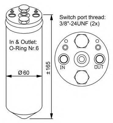 Uscator,aer conditionat MAZDA PREMACY (CP) (1999 - 2005) NRF 33125 piesa NOUA