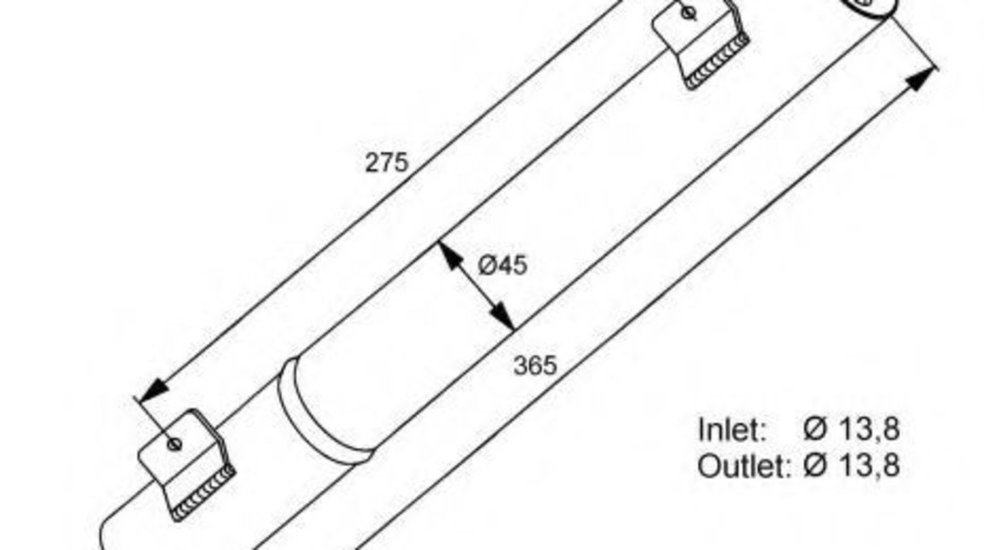 Uscator,aer conditionat MERCEDES B-CLASS (W245) (2005 - 2011) NRF 33308 piesa NOUA