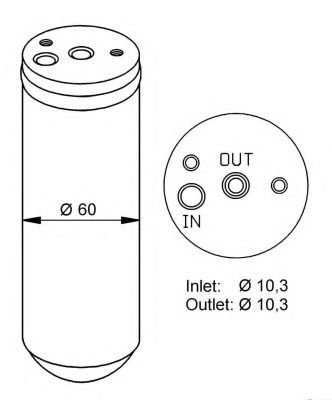 Uscator,aer conditionat MERCEDES M-CLASS (W163) (1998 - 2005) NRF 33293 piesa NOUA