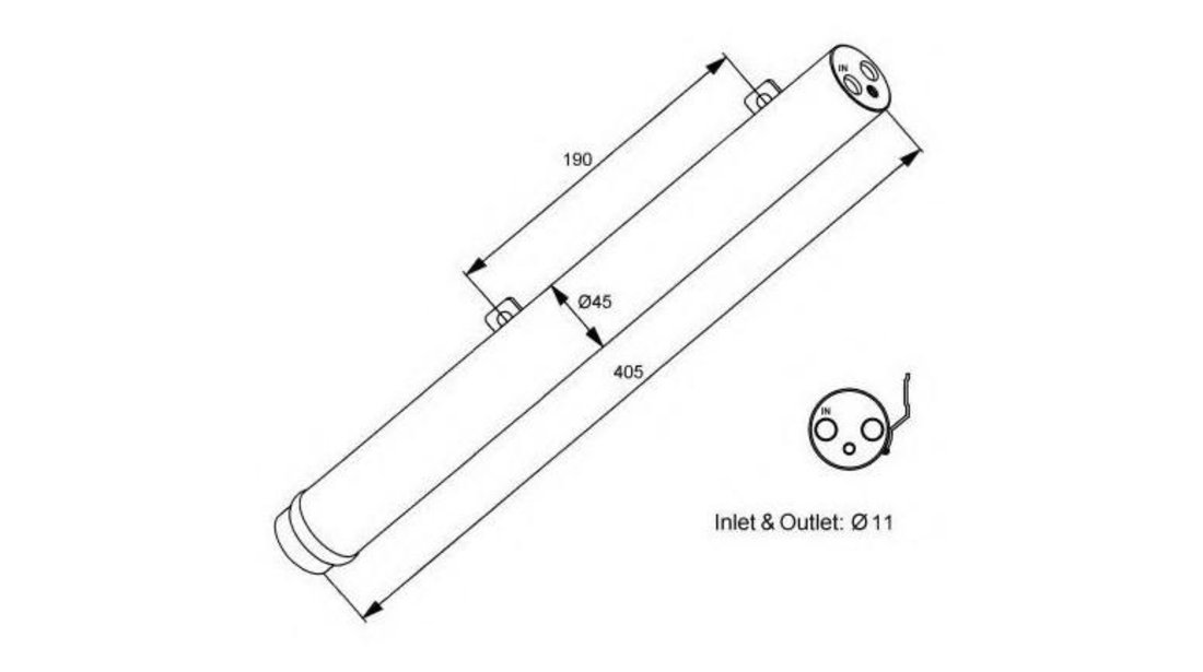 Uscator,aer conditionat Mercedes M-CLASS (W164) 2005- #2 13750093