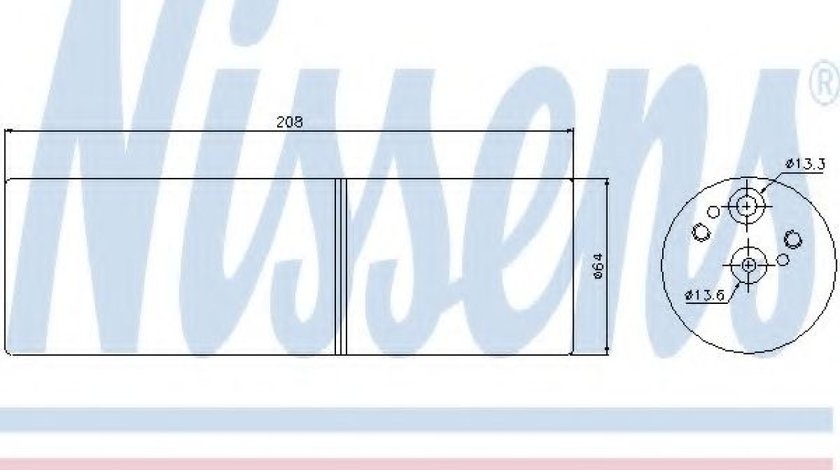 Uscator,aer conditionat MERCEDES SPRINTER 4-t bus (904) (1996 - 2006) NISSENS 95231 piesa NOUA