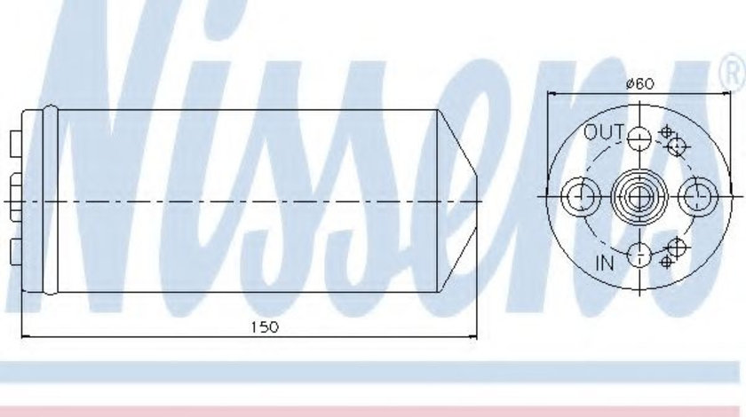 Uscator,aer conditionat NISSAN MICRA II (K11) (1992 - 2003) NISSENS 95056 piesa NOUA