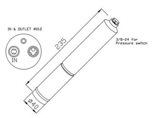 Uscator,aer conditionat NISSAN X-TRAIL (T30) (2001 - 2013) NRF 33224 piesa NOUA