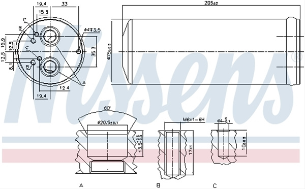 Uscator,aer Conditionat Nissens Audi 95352
