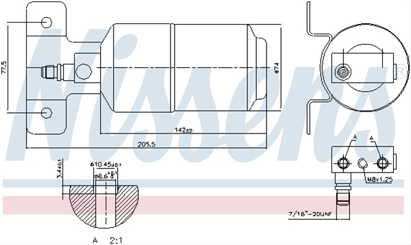 Uscator,aer Conditionat Nissens Ford 95169