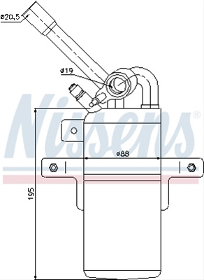 Uscator,aer Conditionat Nissens Ford 95331