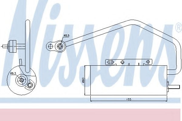 Uscator,aer conditionat OPEL VECTRA C (2002 - 2016) NISSENS 95447 piesa NOUA
