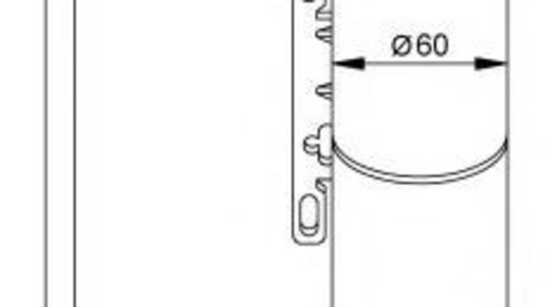 Uscator,aer conditionat OPEL VECTRA C (2002 - 2016) NRF 33202 piesa NOUA