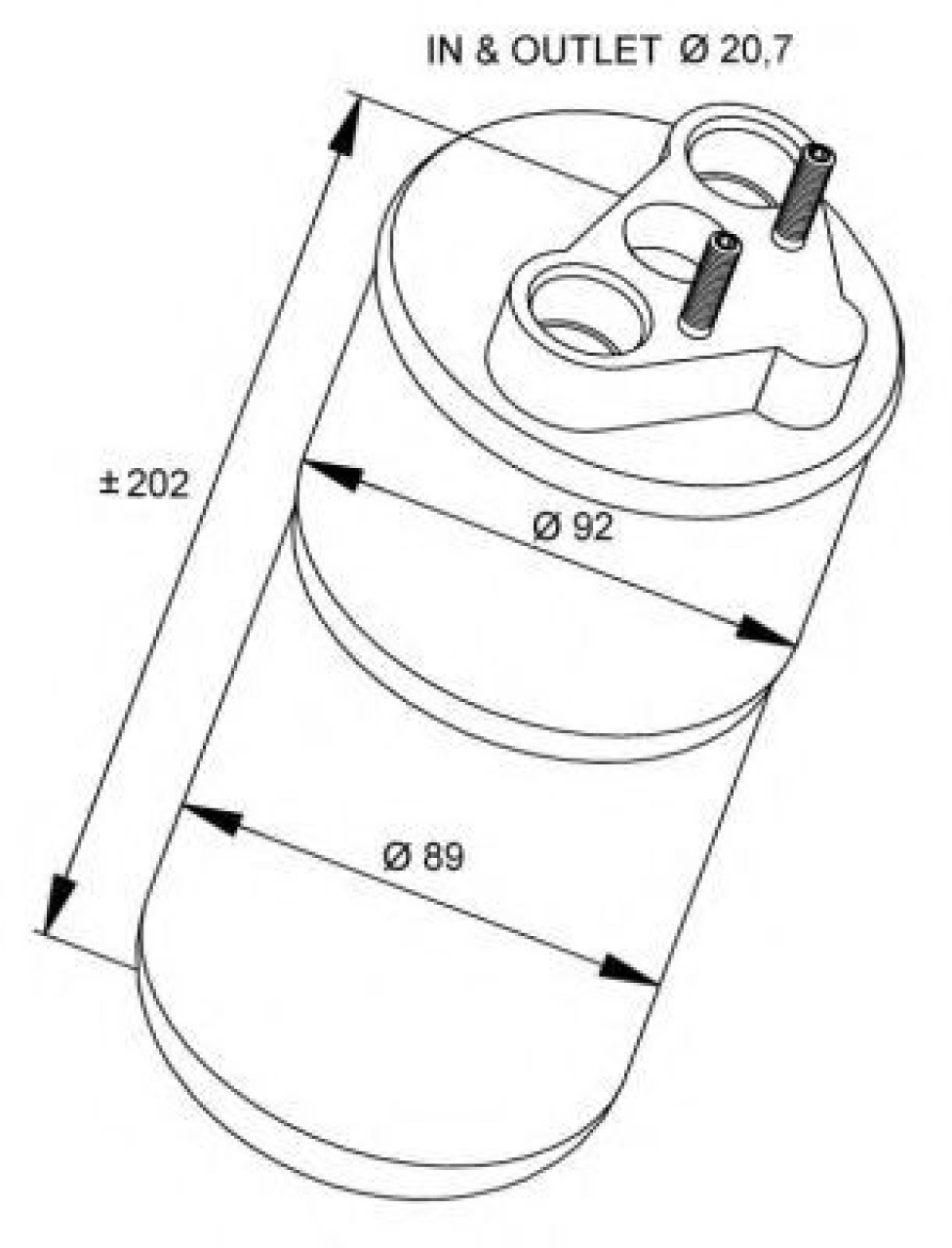 Uscator,aer conditionat OPEL VIVARO combi (J7) (2001 - 2014) NRF 33318 piesa NOUA