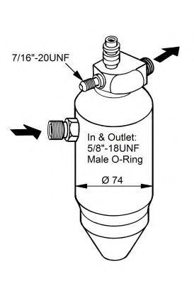 Uscator,aer conditionat PEUGEOT 406 (8B) (1995 - 2005) NRF 33077 piesa NOUA